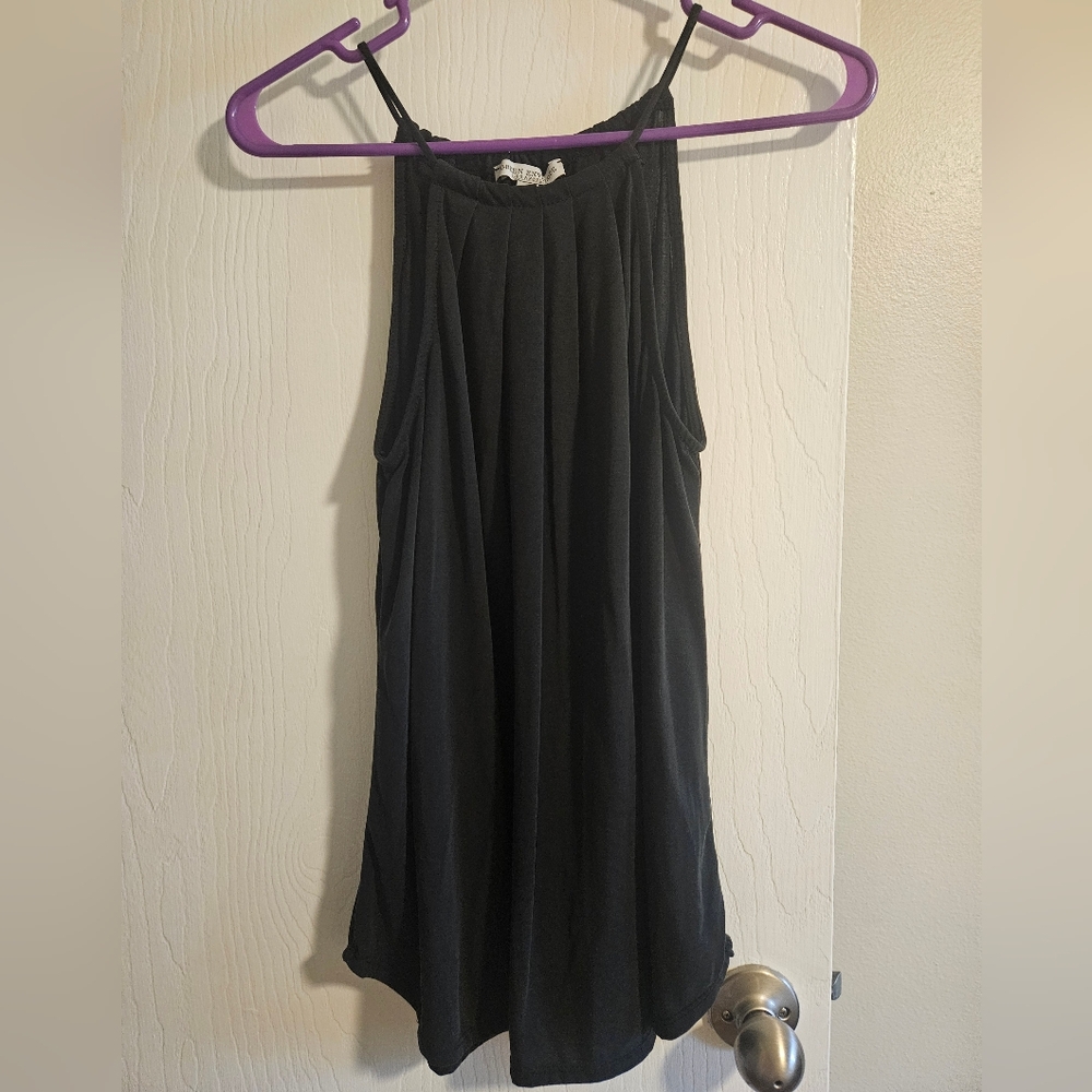 Womens Black Halter Tank Top